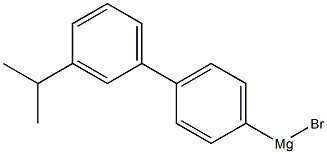 4-(3-ISOPROPYLPHENYL)PHENYLMAGNESIUM BROMIDE 结构式