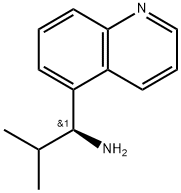 (1S)-2-METHYL-1-(5-QUINOLYL)PROPYLAMINE 结构式
