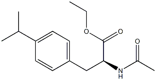 AC-DL-PHE(4-IPR)-OET 结构式
