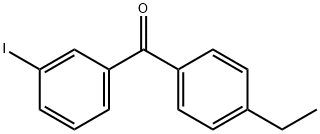 4-Ethyl-3'-iodobenzophenone 结构式