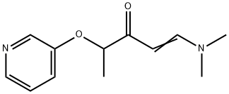 1-(DIMETHYLAMINO)-4-(3-PYRIDINYLOXY)-1-PENTEN-3-ONE 结构式