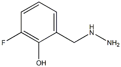 3-FLUORO-2-HYDROXY-BENZYL-HYDRAZINE 结构式