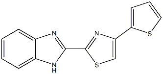 2-(2-BENZIMIDAZOLYL)-4-(2-THIENYL)-THIAZOLE 结构式