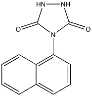 4-Naphthalen-1-yl-[1,2,4]triazolidine-3,5-dione 结构式