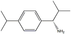 (1S)-2-METHYL-1-[4-(METHYLETHYL)PHENYL]PROPYLAMINE 结构式