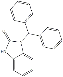 1-Benzhydryl-benzoimidazolone 结构式