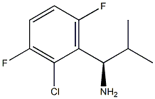 (1R)-1-(2-CHLORO-3,6-DIFLUOROPHENYL)-2-METHYLPROPYLAMINE 结构式