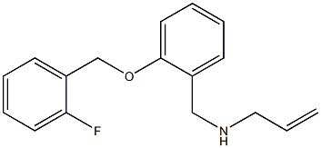 N-(2-((2-FLUOROBENZYL)OXY)BENZYL)PROP-2-EN-1-AMINE 结构式