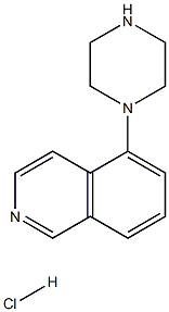 5-(1-PIPERAZINYL)-ISOQUINOLINE HYDROCHLORIDE 结构式