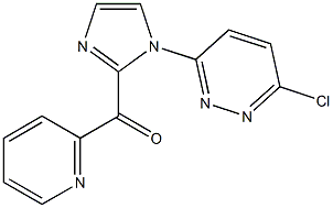 [1-(6-CHLOROPYRIDAZIN-3-YL)-1H-IMIDAZOL-2-YL](PYRIDIN-2-YL)METHANONE 结构式