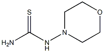 1-MORPHOLIN-4-YLTHIOUREA 结构式