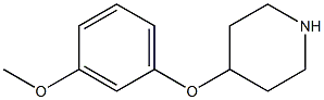 4-3-甲氧基苯氧基哌啶 结构式