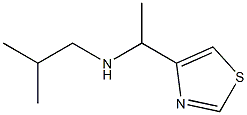 ISOBUTYL-(1-THIAZOL-4-YL-ETHYL)-AMINE 结构式