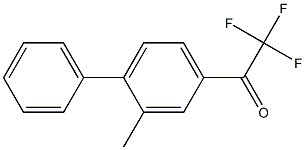 3'-METHYL-4'-PHENYL-2,2,2-TRIFLUOROACETOPHENONE 结构式