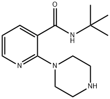 N-叔丁基-2-哌啶烟酰胺 结构式