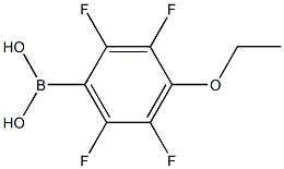 4-ETHOXY-2,3,5,6-TETRAFLUOROPHENYLBORONIC ACID 结构式