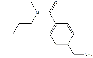 4-(AMINOMETHYL)-N-BUTYL-N-METHYLBENZAMIDE 结构式