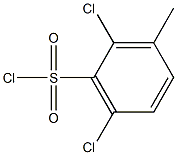 2,6-DICHLORO-3-METHYLBENZENESULFONYL CHLORIDE 结构式