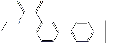 ETHYL 3-(4-TERT-BUTYLPHENYL)BENZOYLFORMATE 结构式