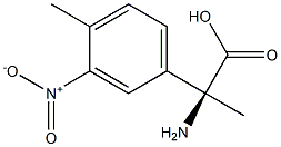 (2S)-2-AMINO-2-(4-METHYL-3-NITROPHENYL)PROPANOIC ACID 结构式