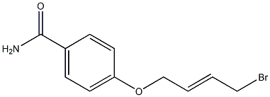 4-(4-BROMO-BUT-2-ENYLOXY)-BENZAMIDE 结构式