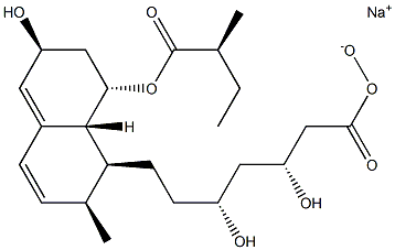 3Α-羟基普伐他汀钠 结构式