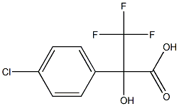 2-(4-CHLOROPHENYL)-3,3,3-TRIFLUORO-2-HYDROXYPROPIONIC ACID 结构式