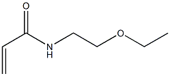 2-ETHOXYETHYL ACRYLAMIDE 结构式