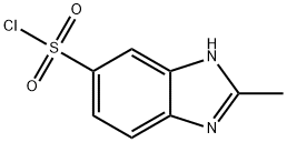2-Methyl-1H-benzimidazole-6-sulfonyl chloride 结构式