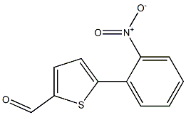 5-(2-NITROPHENYL)THIOPHENE-2-CARBALDEHYDE 结构式