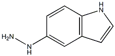 INDOL-5-YL-HYDRAZINE 结构式