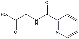 [(PYRIDIN-2-YLCARBONYL)AMINO]ACETIC ACID 结构式