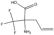 2-Amino-2-(trifluoromethyl)pent-4-enoic acid 结构式