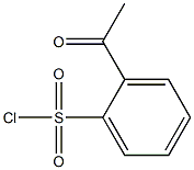 2-ACETYLBENZENESULFONYL CHLORIDE 结构式