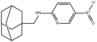 金刚烷-1-基甲基-(5-硝基-吡啶-2-基)-胺 结构式