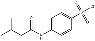 4-(异戊酰基氨基)苯磺酰氯 结构式