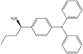 [4-((1R)-1-AMINOBUTYL)PHENYL]DIPHENYLAMINE 结构式