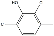 2,6-DICHLORO-3-METHYLPHENOL 结构式