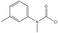 N-(3-METHYL-PHENYL)-N-METHYL-CARBAMOYLCHLORIDE 结构式