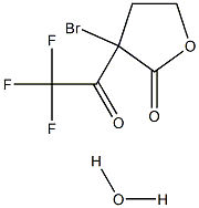 A-BROMO-A-TRIFLUOROACETYL-G-BUTYROLACTONE, HYDRATE 结构式