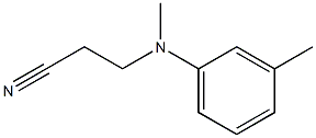 N-METHYL-N-CYANOETHYL-M-TOLUIDINE 结构式