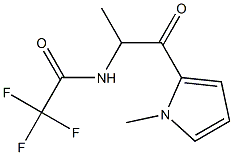 L-2,2,2-TRIFLUORO-N-[1-METHYL-2-(1-METHYL-1H-PYRROL-2-YL)-2-OXOETHYL]ACETAMIDE 结构式
