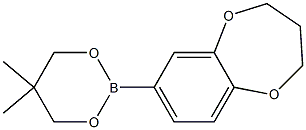 7-(5,5-DIMETHYL-1,3,2-DIOXABORINAN-2-YL)-3,4-DIHYDRO-2H-1,5-BENZODIOXEPINE 结构式