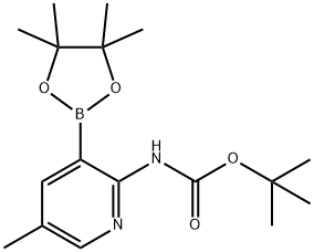 tert-Butyl(5-methyl-3-(4,4,5,5-tetramethyl-1,3,2-dioxaborolan-2-yl)pyridin-2-yl)carbamate