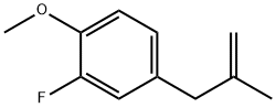 3-(3-Fluoro-4-methoxyphenyl)-2-methyl-1-propene 结构式