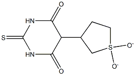 5-(1,1-DIOXIDOTETRAHYDROTHIEN-3-YL)-2-THIOXODIHYDROPYRIMIDINE-4,6(1H,5H)-DIONE 结构式