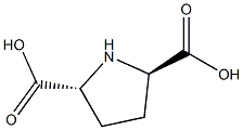 (R,R)-PYRROLIDINE-2,5-DICARBOXYLIC ACID 结构式