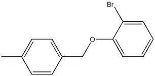 2-BROMOPHENYL-(4-METHYLBENZYL)ETHER 结构式