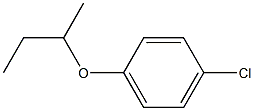 2-(4-CHLOROPHENOXY)BUTANE 结构式