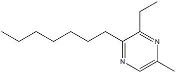 3-Ethyl-2-heptyl-5-methylpyrazine 结构式